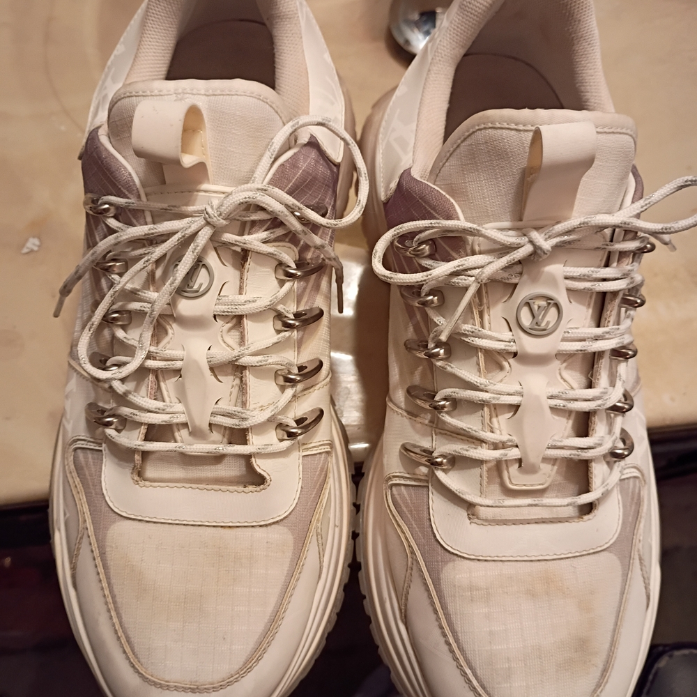 Louis Vuitton White Pulse Runaway Chunky Sneakers